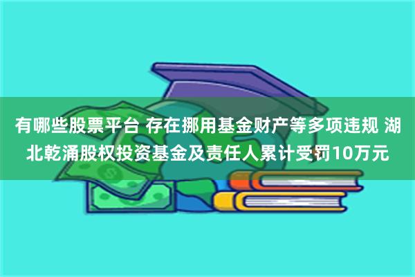 有哪些股票平台 存在挪用基金财产等多项违规 湖北乾涌股权投资基金及责任人累计受罚10万元