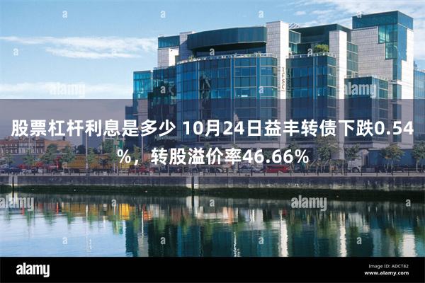 股票杠杆利息是多少 10月24日益丰转债下跌0.54%，转股溢价率46.66%