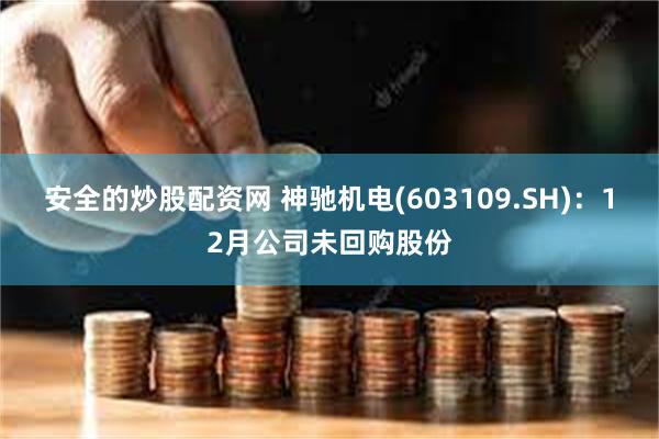 安全的炒股配资网 神驰机电(603109.SH)：12月公司未回购股份